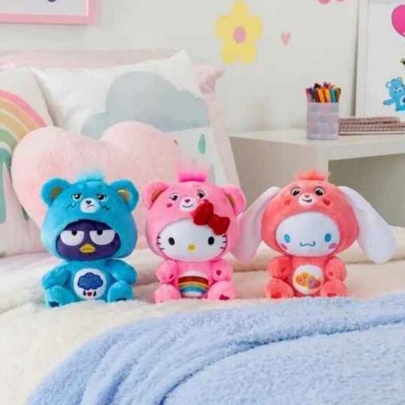 Hello Kitty X Care Bears Plushie Set - Picture 1 of 4